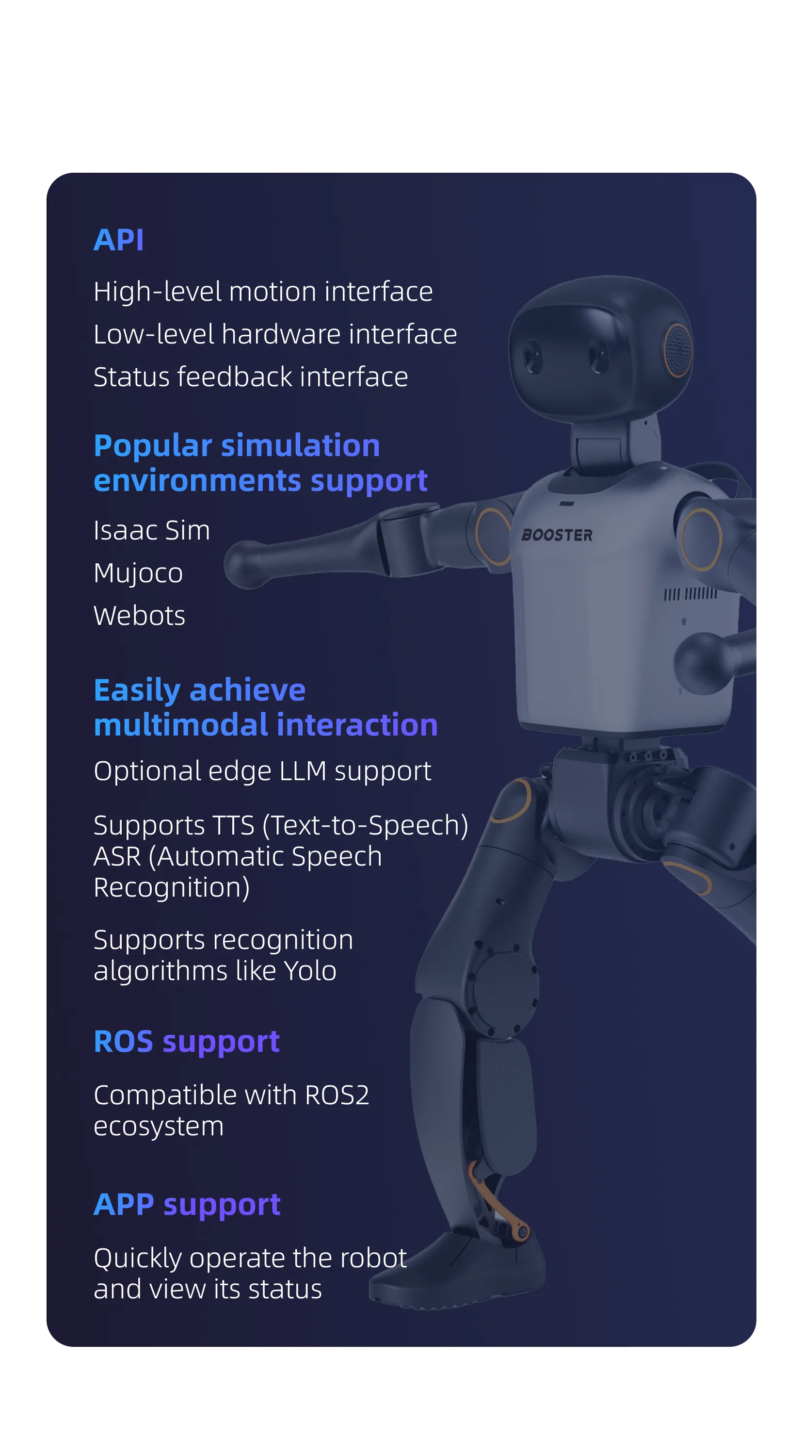 Booster Robotics Robots